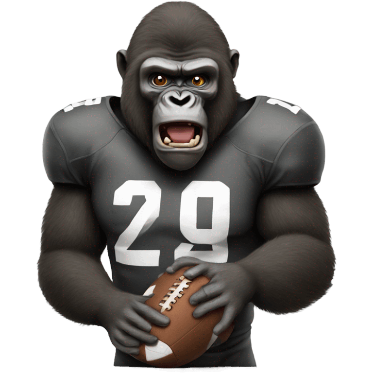 Football gorilla emoji