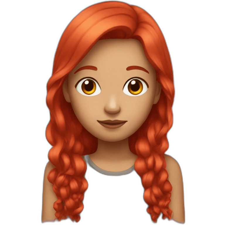 girl with red hair emoji