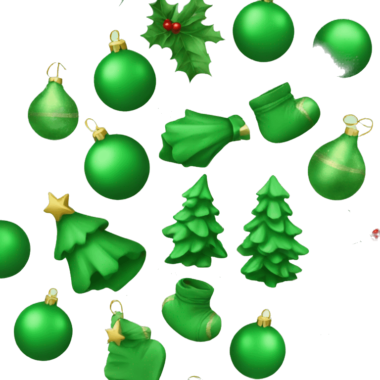 Green Christmas  emoji