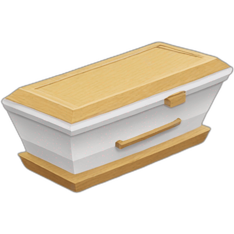 Coffin shaped chip box emoji