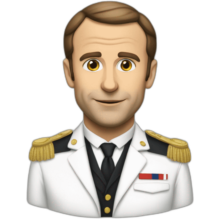 Macron sur le dos de zemour emoji