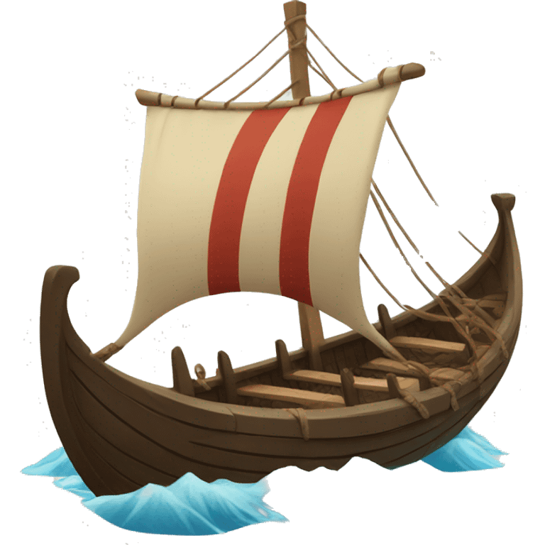 Viking longboat emoji