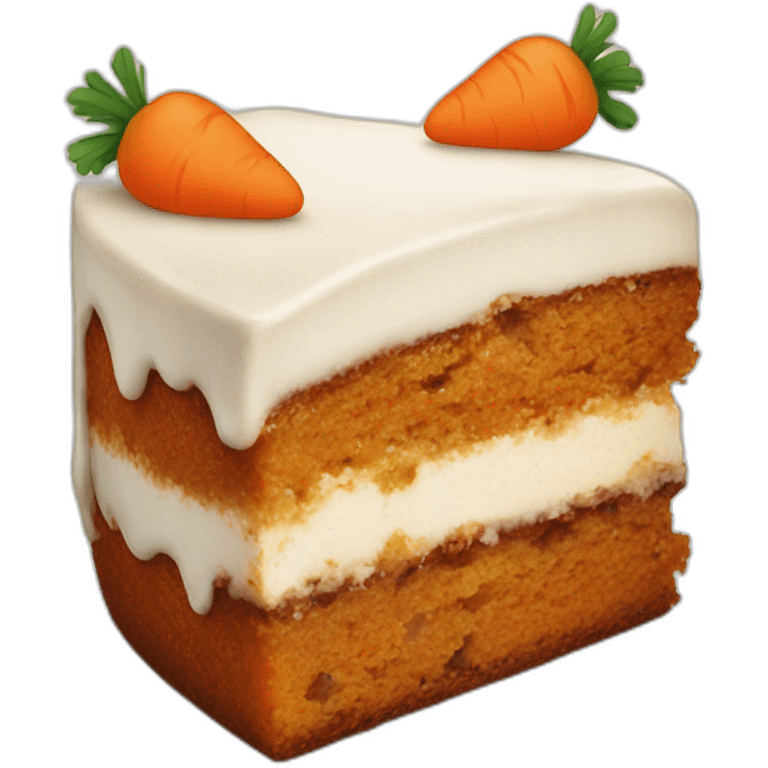 piece of carrot cake emoji