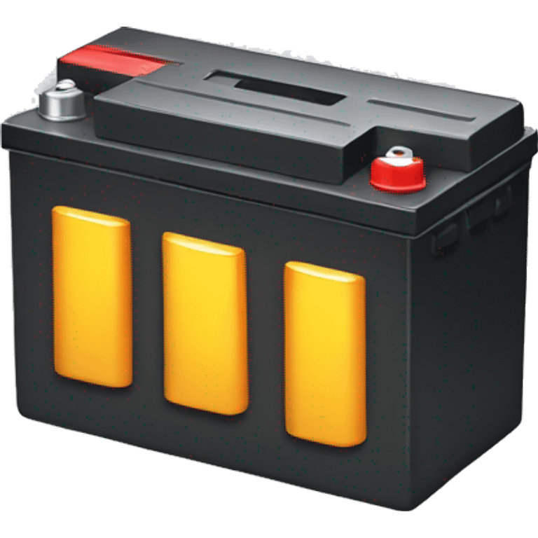 car battery  emoji