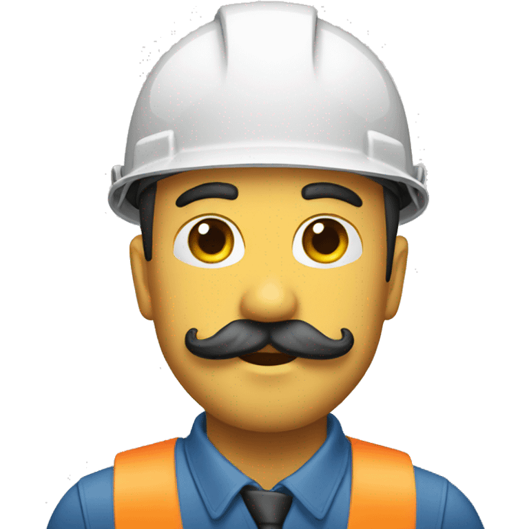 construction crane mustache emoji