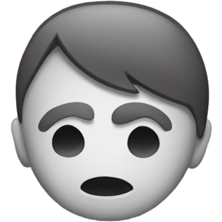 Emoji that facing behind emoji