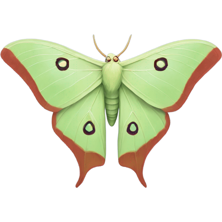 luna moth emoji