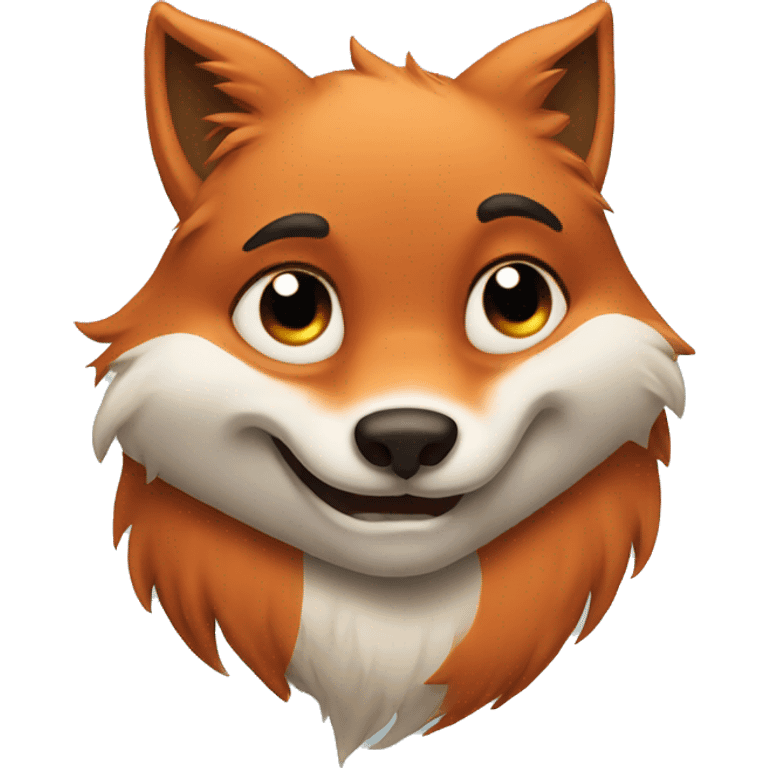 crying fox emoji