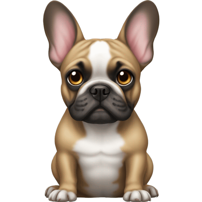 French bulldog as a caboclo emoji