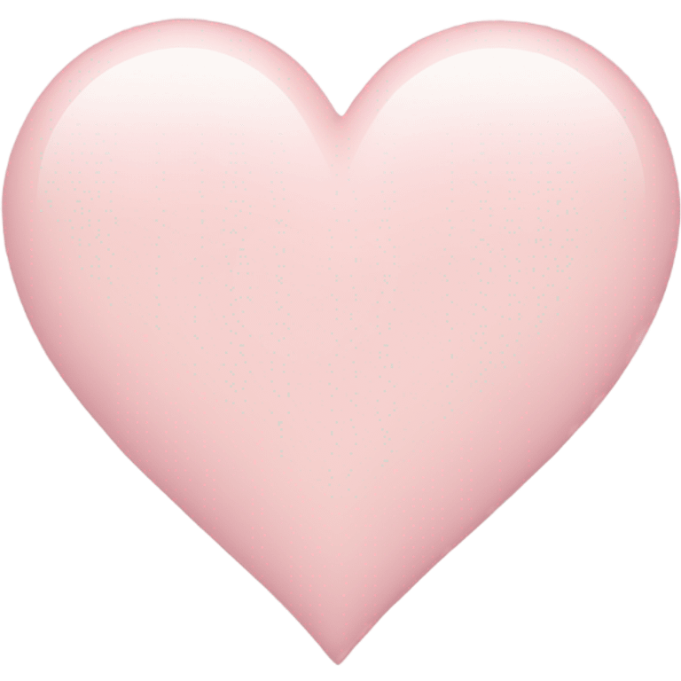 pale pink heart emoji