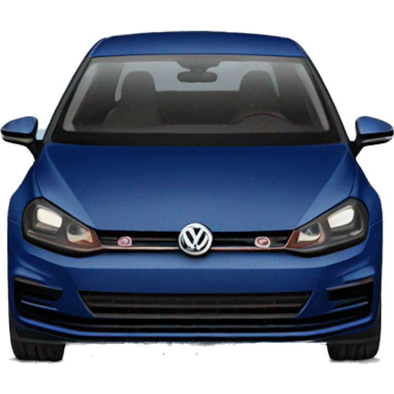 VW GOLF Dark Blue emoji