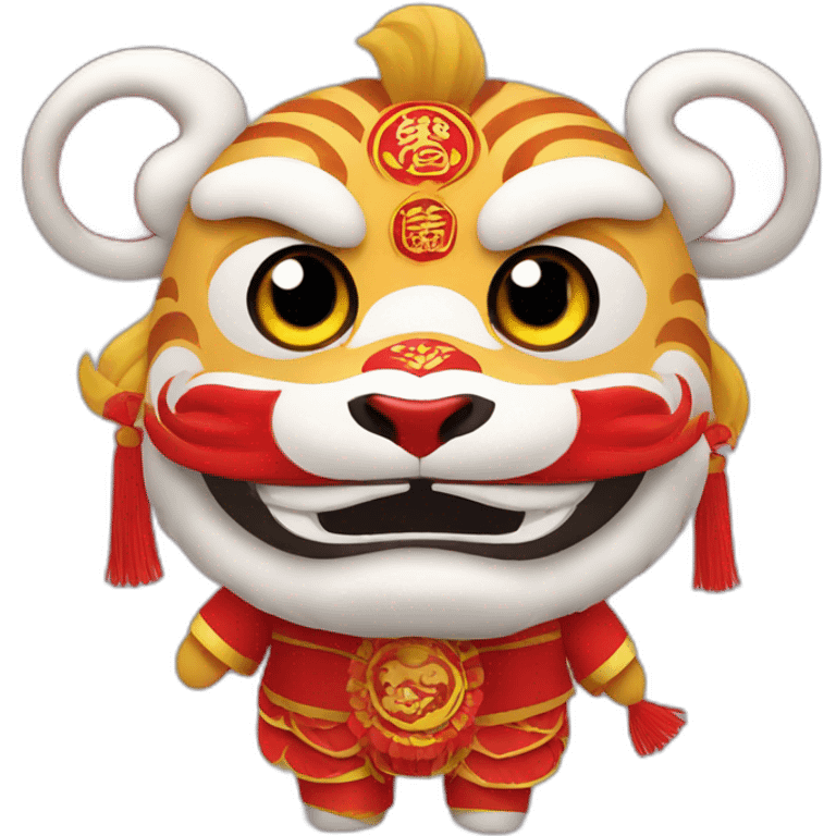 Lion dance emoji