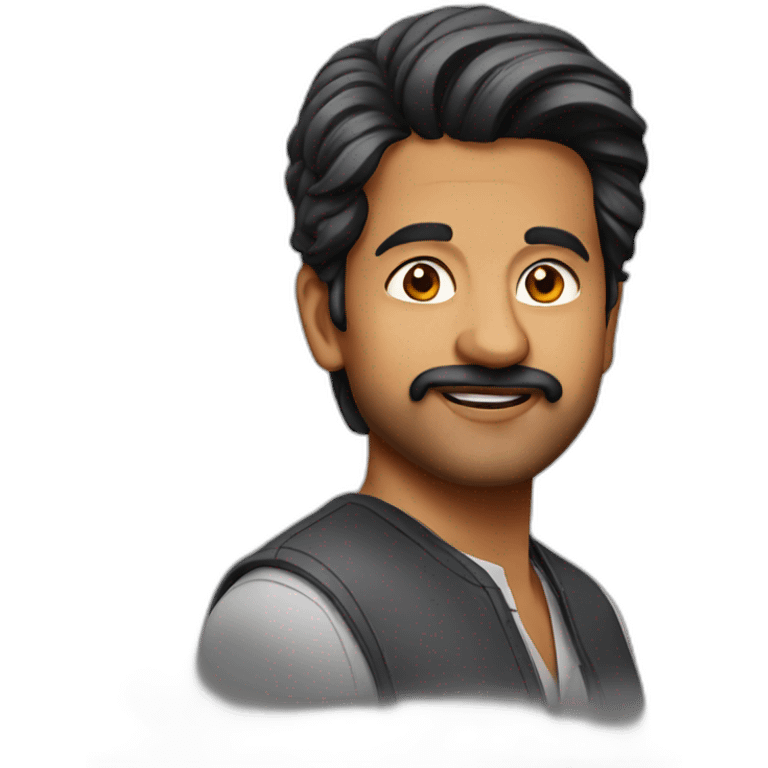 indian actor vijay  emoji