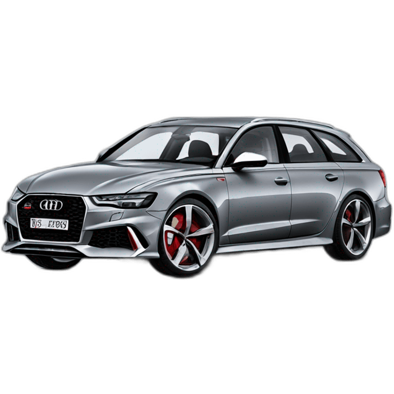 Audi rs6  emoji