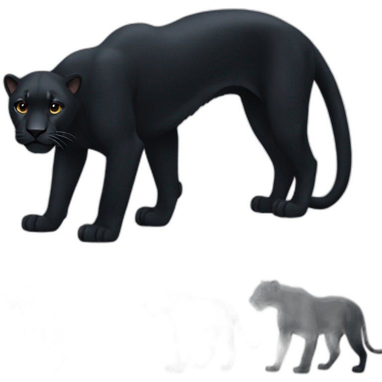 Black jaguar emoji