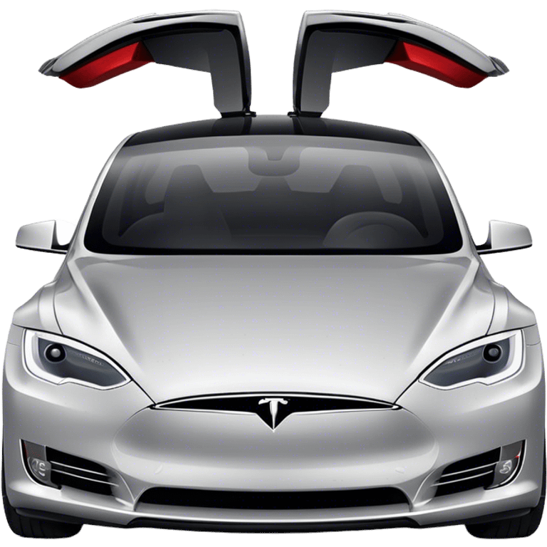 Tesla Model S - Tesla (Model Year: 2022) (Iconic colour: Silver) emoji