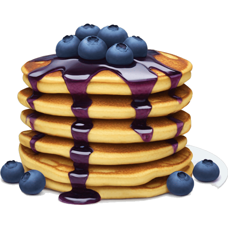 Blueberry pancakes  emoji