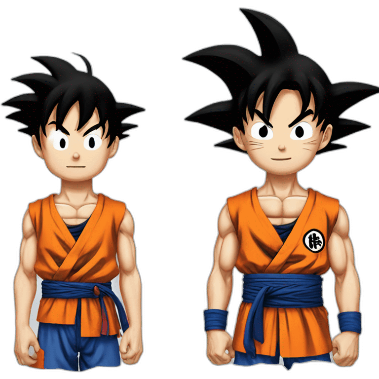 Goku Luffy emoji