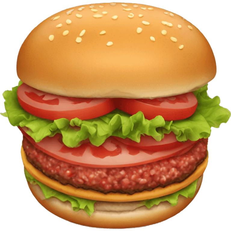 ground meat  burger emoji