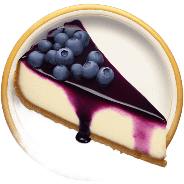 Blueberry Cheesecake  emoji