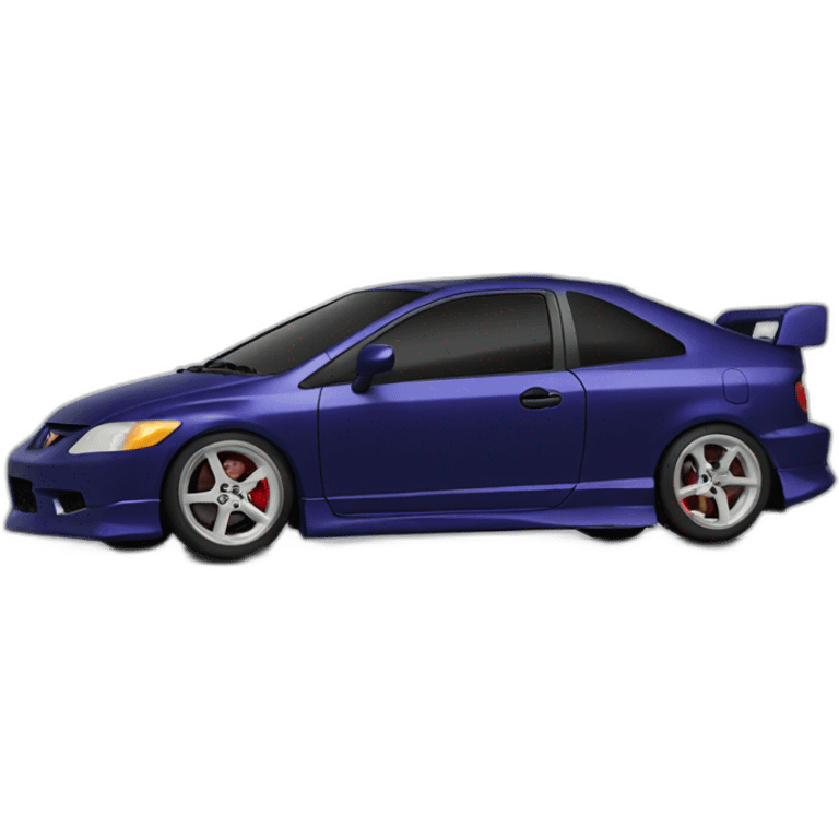 2006 Honda Civic drifting emoji