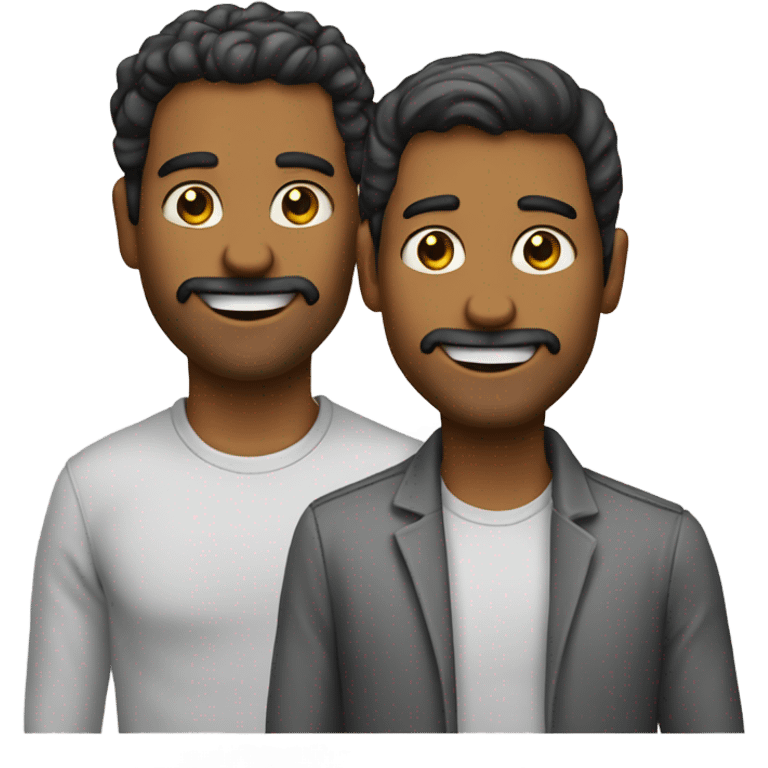 Dos mejores amigos hombres  emoji