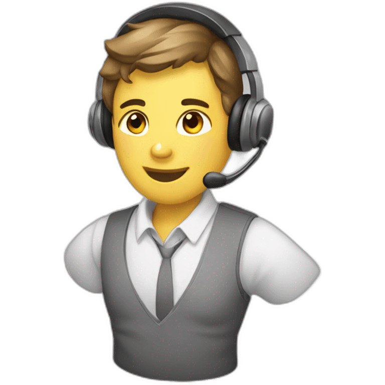 call center emoji