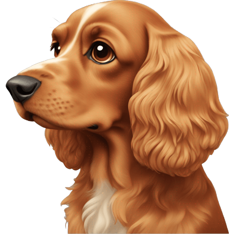 ginger cocker spaniel emoji