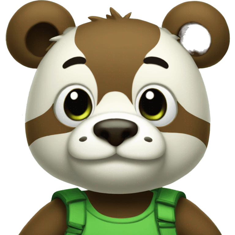 Stumble guys games green panda emoji