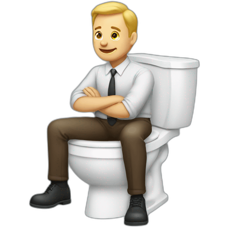 g-man on toilet emoji