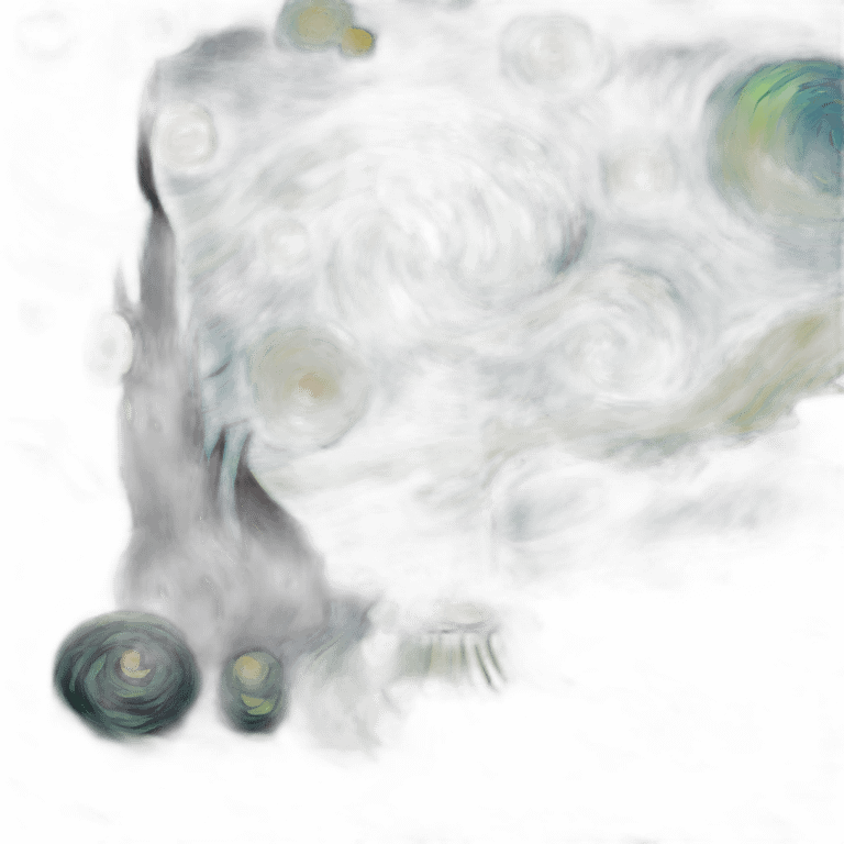 starry night van gogh emoji