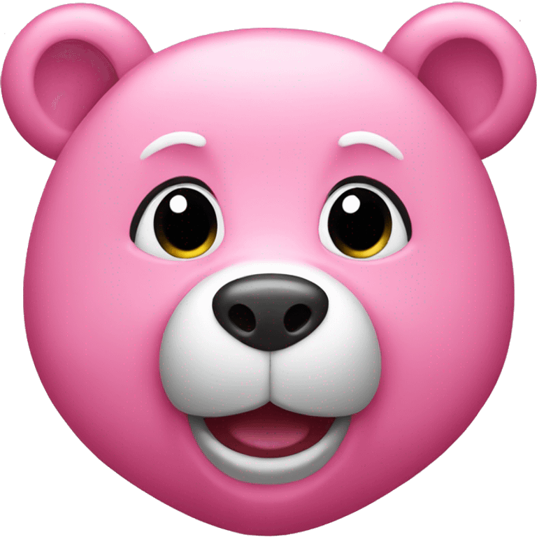 Pink bear emoji