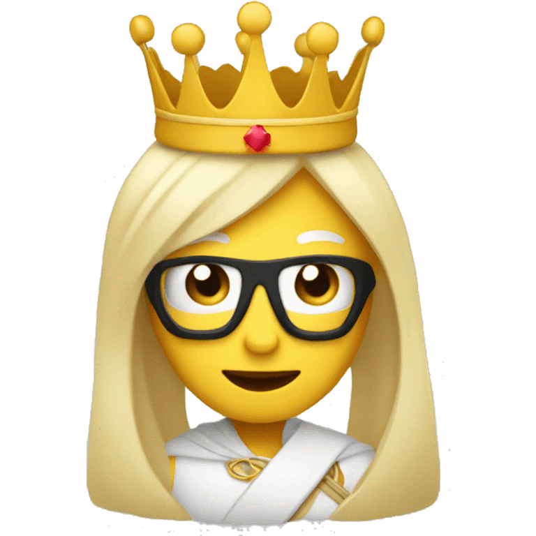 Letra k con una corona emoji