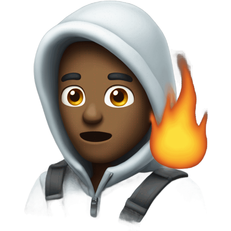 Cold burning  emoji