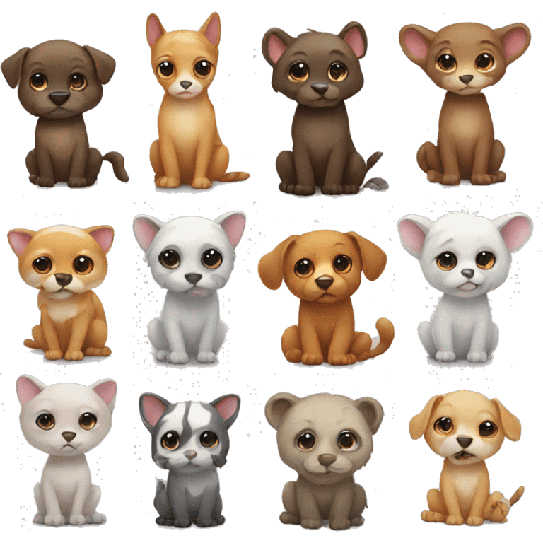 Cute animals emoji