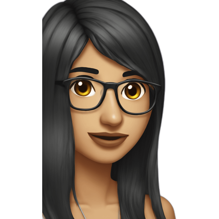 Mia Khalifa twitch emote tear drop SFW emoji