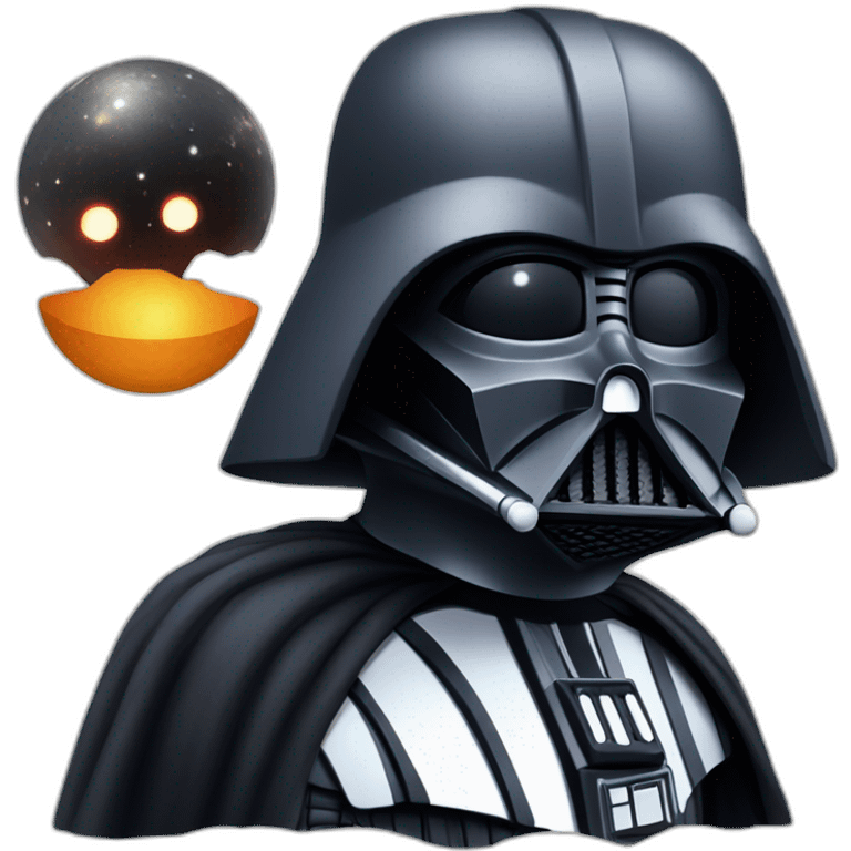 Darth vader and space balls emoji