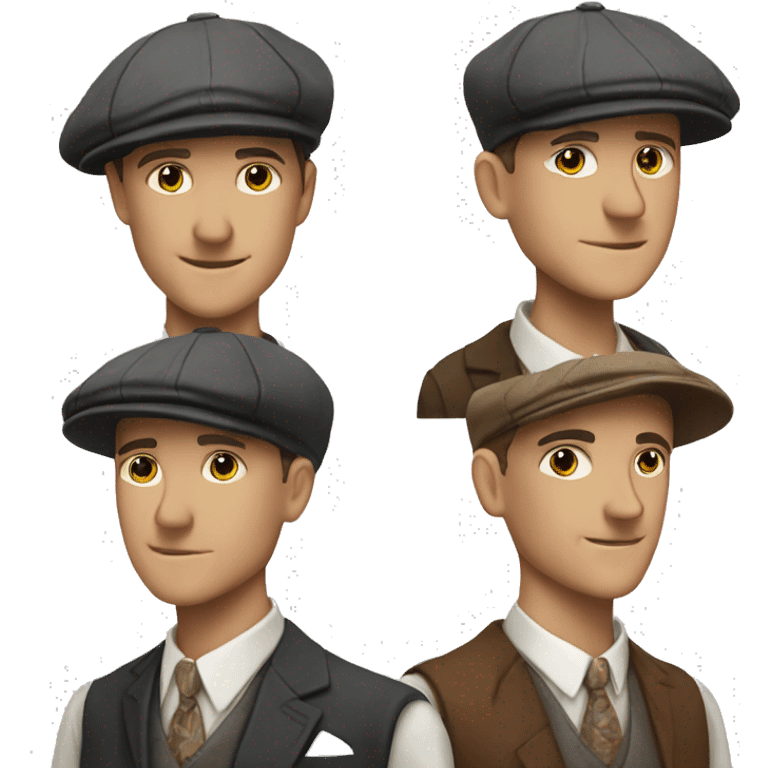 gatsby style big flat cap emoji