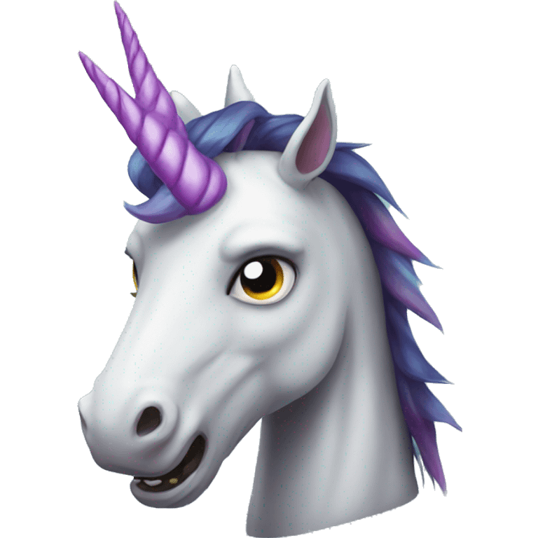 demonic unicorn hybrid emoji