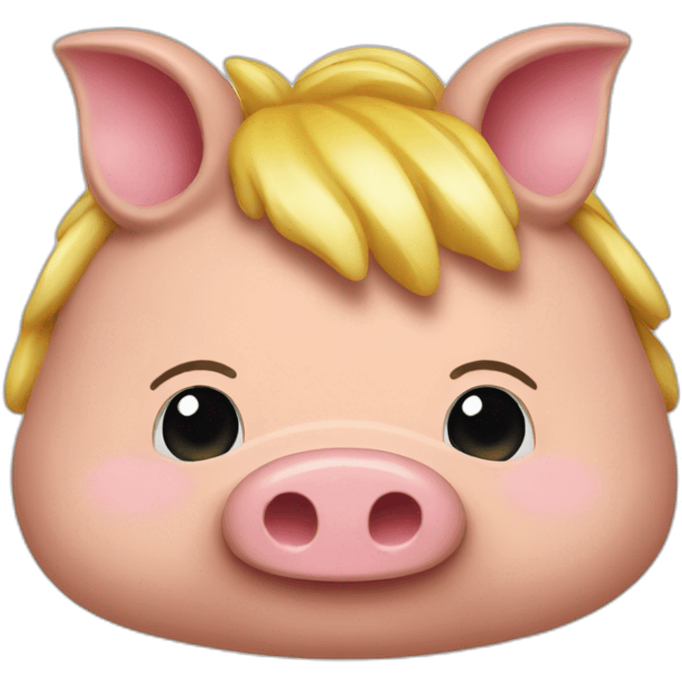 Trump cochon emoji