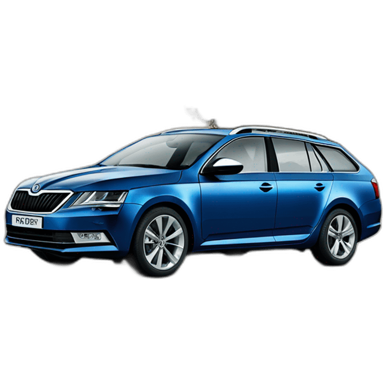 Skoda octavia 2016 metallic blue emoji