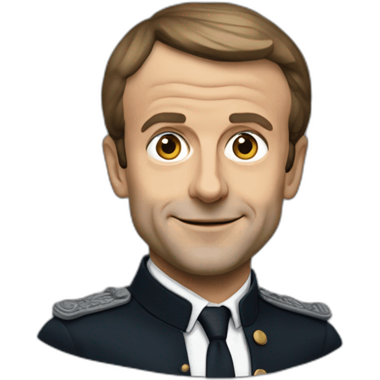 Emmanuel Macron de la cité  emoji