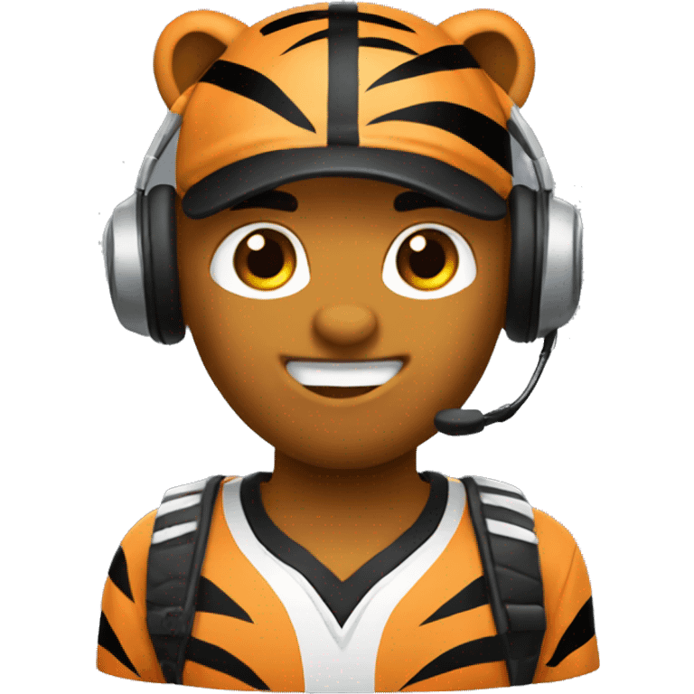 Tiger gamer (la formula theme) emoji