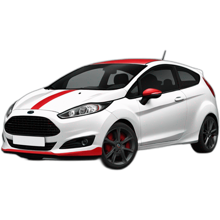 MK7 Ford Fiesta with red details emoji