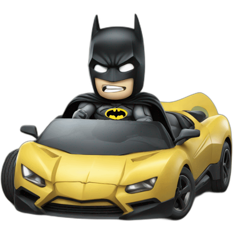 batman eating a car emoji