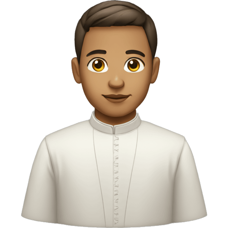 young catholic priest emoji