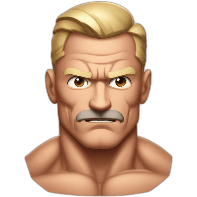 ultra muscular pro bodybuilder vascular ヒトラー national socialist leader 2nd world war face facial expression emoji