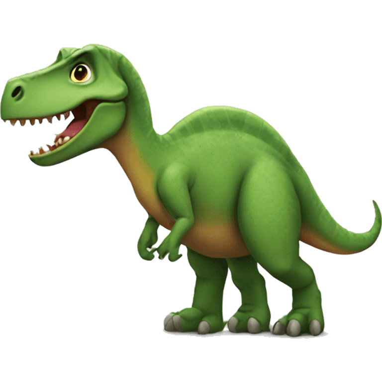 Autistic dinosaur emoji