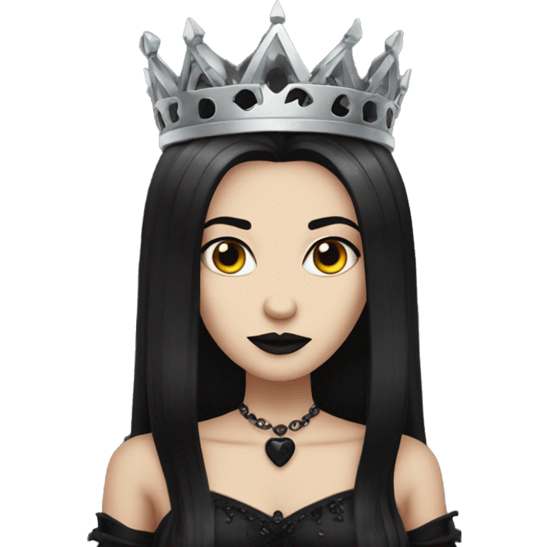 Goth queen emoji