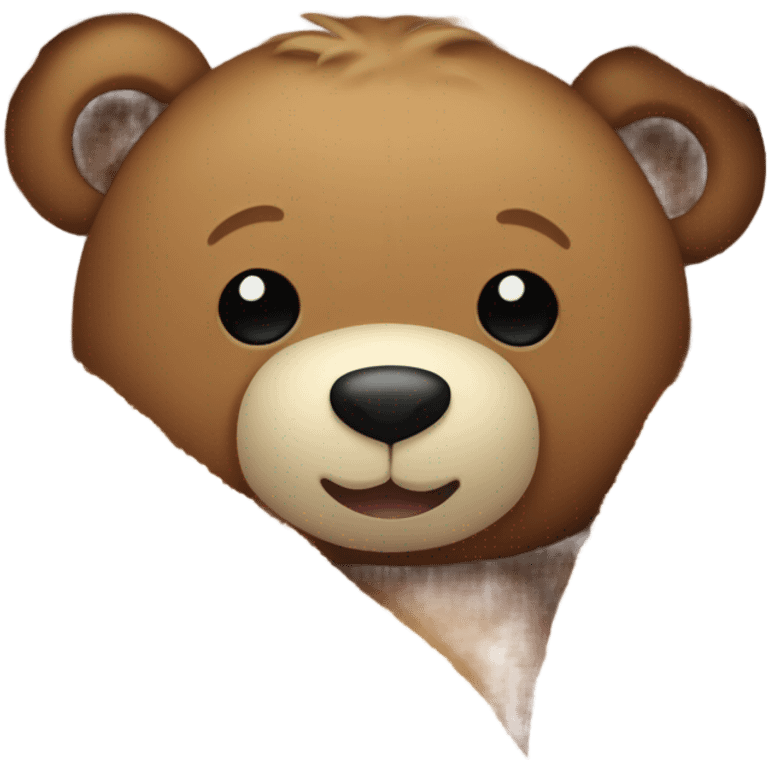 Teddy Bear hugging a baby emoji